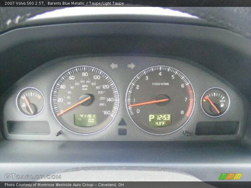 Barents Blue Metallic / Taupe/Light Taupe 2007 Volvo S60 2.5T