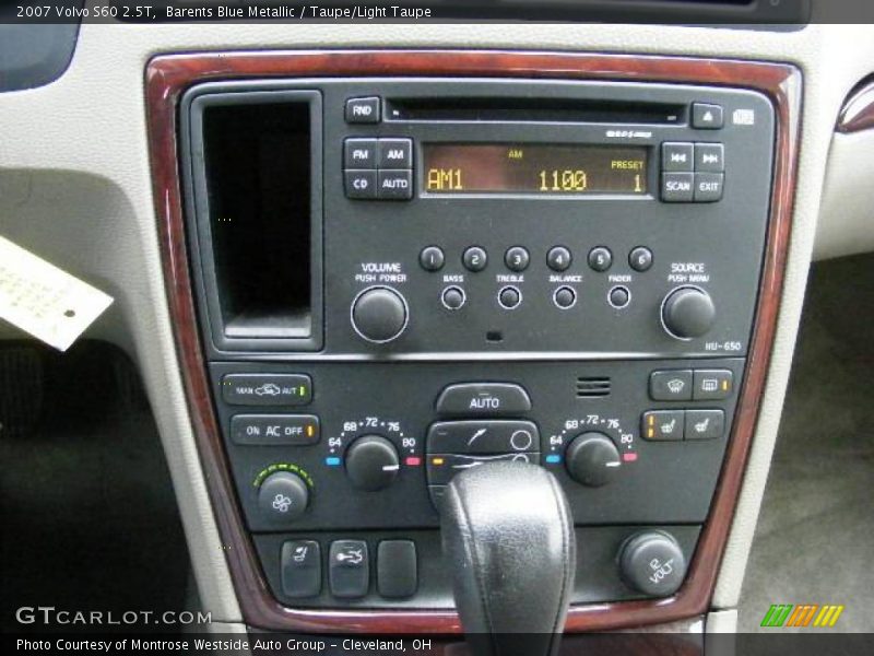 Barents Blue Metallic / Taupe/Light Taupe 2007 Volvo S60 2.5T