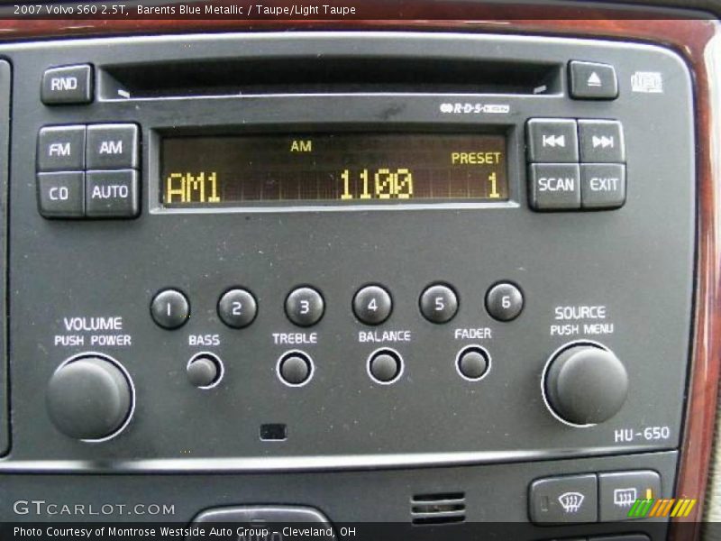 Barents Blue Metallic / Taupe/Light Taupe 2007 Volvo S60 2.5T