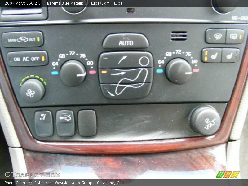 Barents Blue Metallic / Taupe/Light Taupe 2007 Volvo S60 2.5T