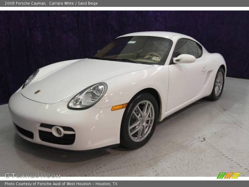 Carrara White / Sand Beige 2008 Porsche Cayman