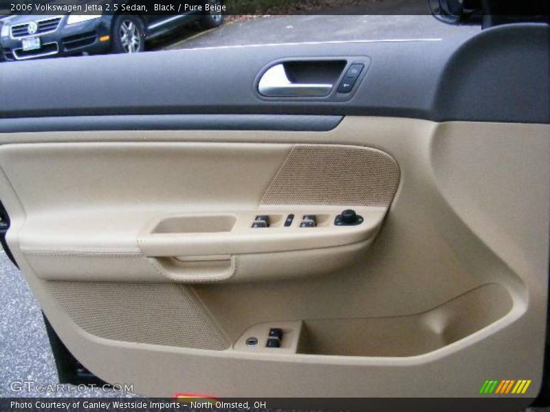 Black / Pure Beige 2006 Volkswagen Jetta 2.5 Sedan