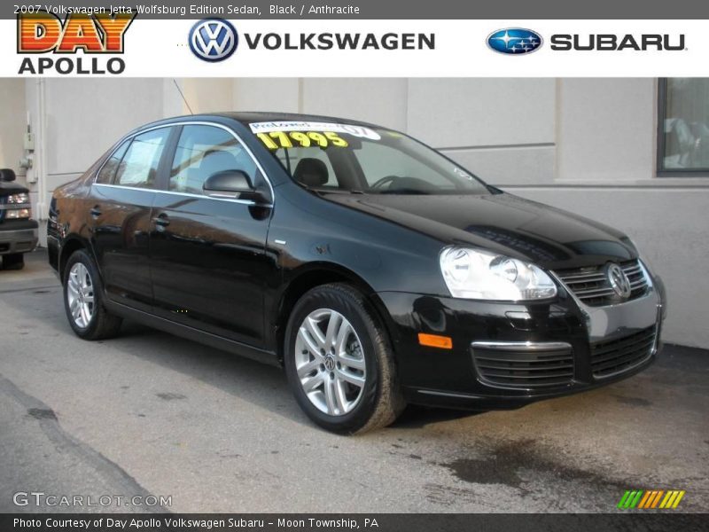 Black / Anthracite 2007 Volkswagen Jetta Wolfsburg Edition Sedan
