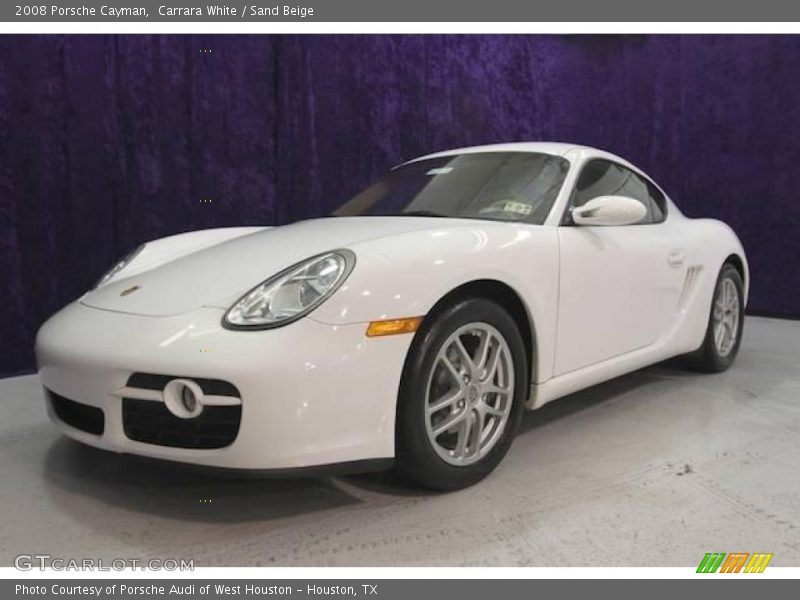 Carrara White / Sand Beige 2008 Porsche Cayman