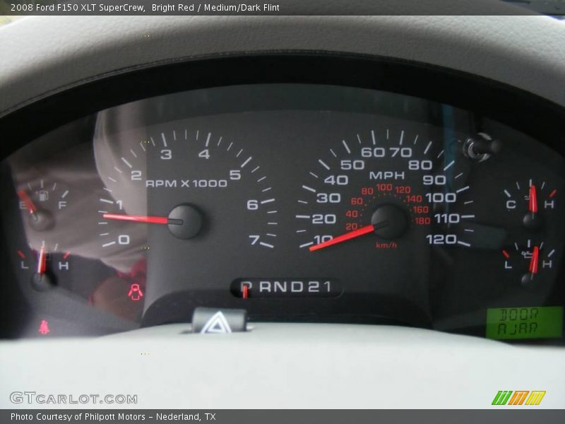 Bright Red / Medium/Dark Flint 2008 Ford F150 XLT SuperCrew