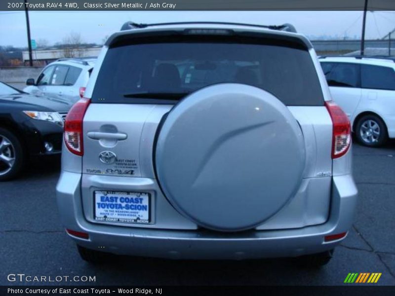 Classic Silver Metallic / Ash Gray 2007 Toyota RAV4 4WD