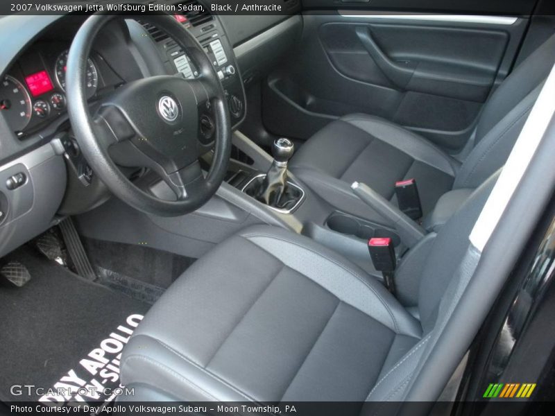 Black / Anthracite 2007 Volkswagen Jetta Wolfsburg Edition Sedan