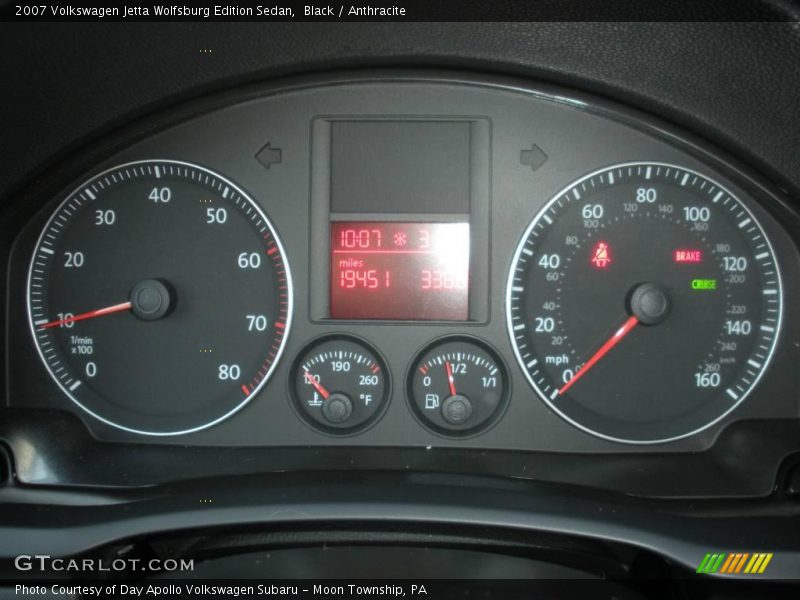 Black / Anthracite 2007 Volkswagen Jetta Wolfsburg Edition Sedan