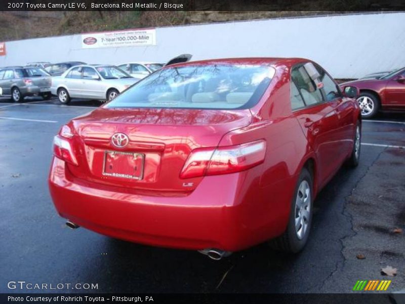 Barcelona Red Metallic / Bisque 2007 Toyota Camry LE V6