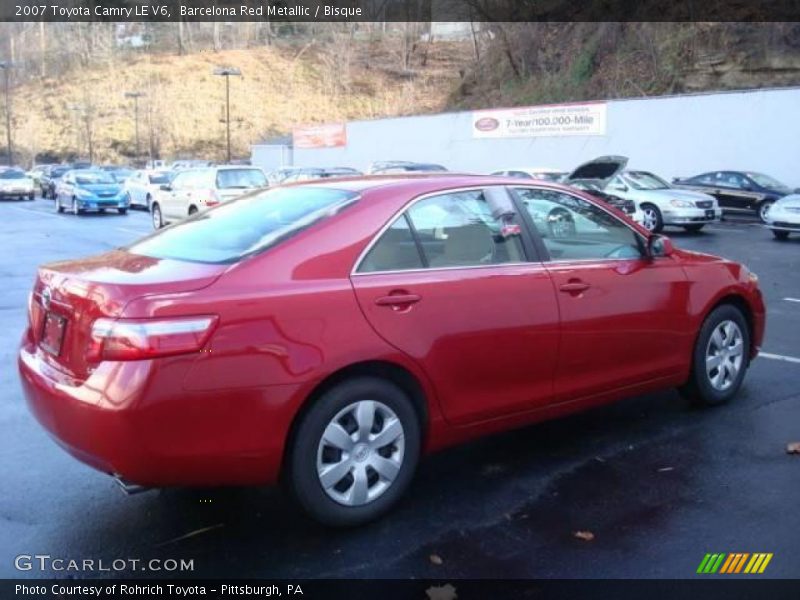 Barcelona Red Metallic / Bisque 2007 Toyota Camry LE V6