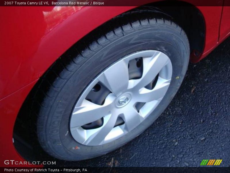 Barcelona Red Metallic / Bisque 2007 Toyota Camry LE V6