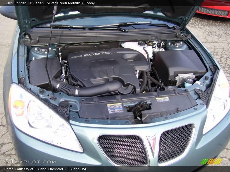 Silver Green Metallic / Ebony 2009 Pontiac G6 Sedan