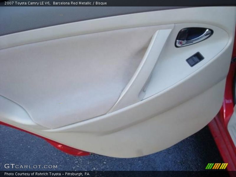 Barcelona Red Metallic / Bisque 2007 Toyota Camry LE V6