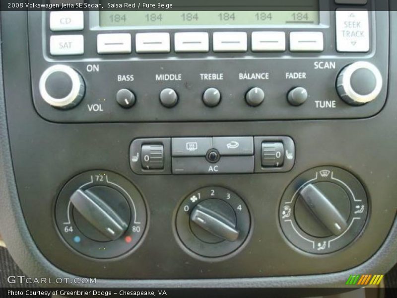 Salsa Red / Pure Beige 2008 Volkswagen Jetta SE Sedan