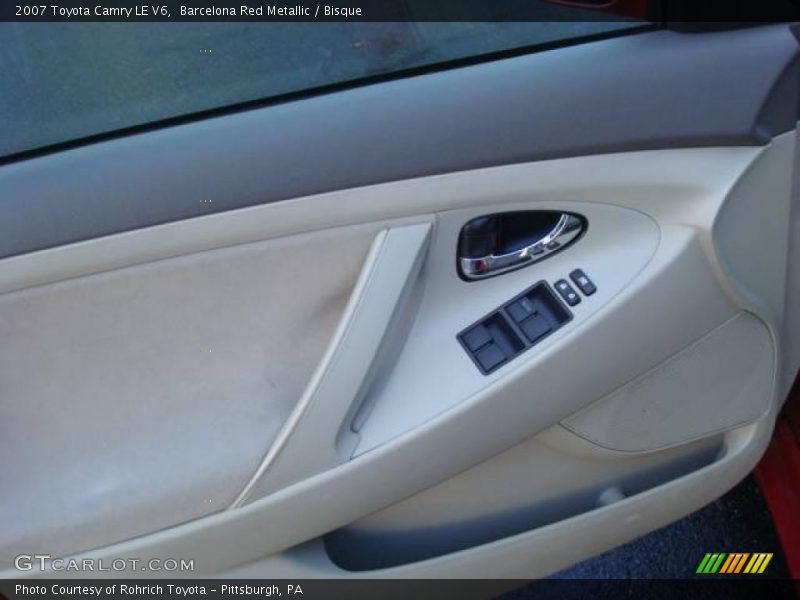Barcelona Red Metallic / Bisque 2007 Toyota Camry LE V6