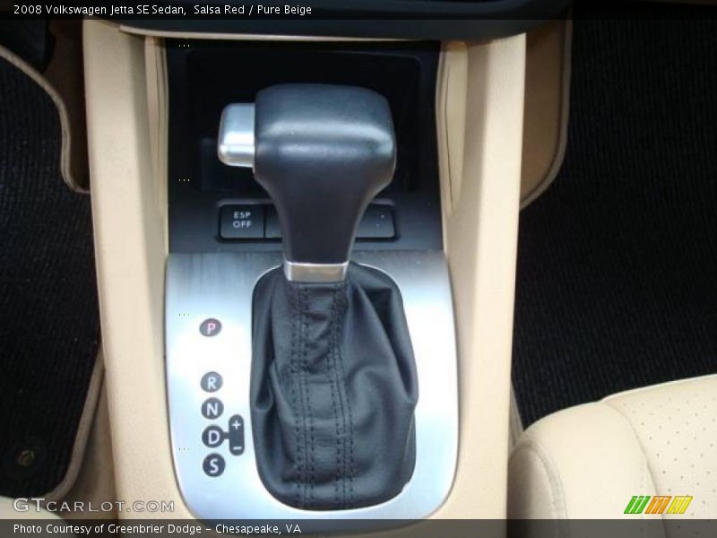 Salsa Red / Pure Beige 2008 Volkswagen Jetta SE Sedan