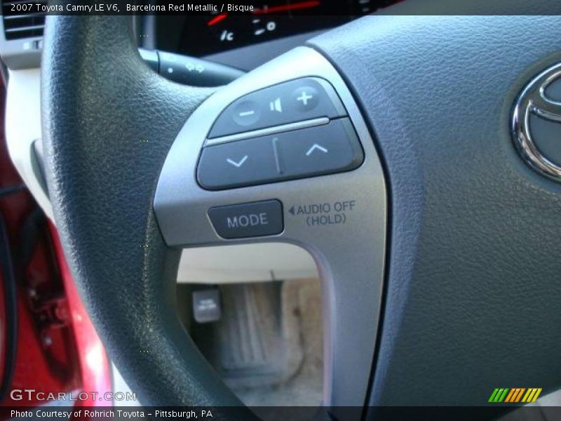 Barcelona Red Metallic / Bisque 2007 Toyota Camry LE V6
