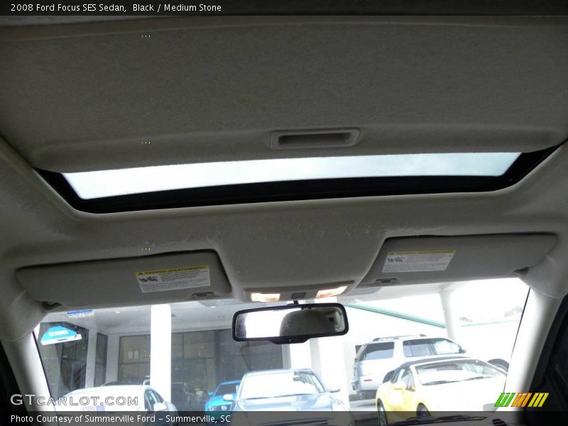 Black / Medium Stone 2008 Ford Focus SES Sedan
