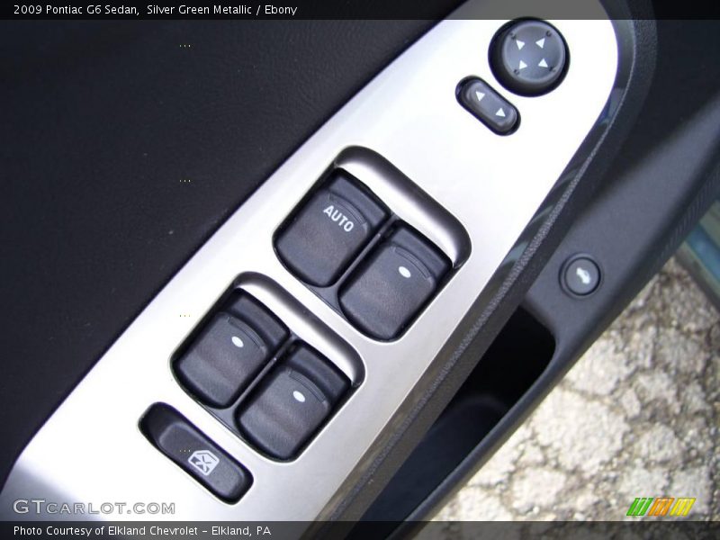 Silver Green Metallic / Ebony 2009 Pontiac G6 Sedan