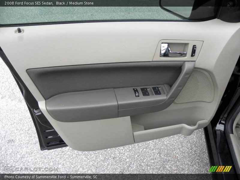 Black / Medium Stone 2008 Ford Focus SES Sedan