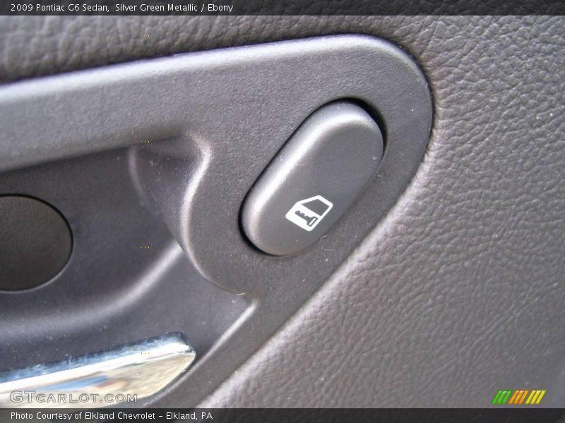 Silver Green Metallic / Ebony 2009 Pontiac G6 Sedan