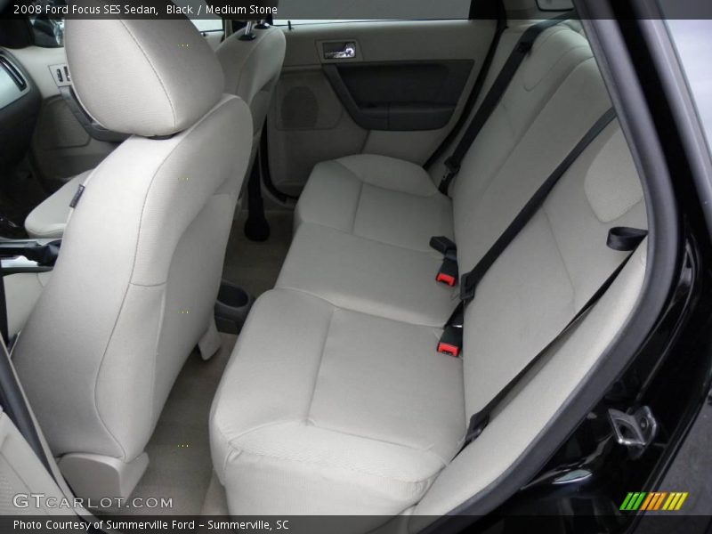 Black / Medium Stone 2008 Ford Focus SES Sedan
