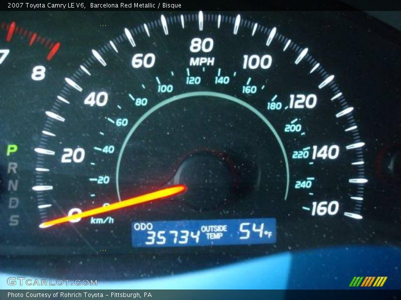 Barcelona Red Metallic / Bisque 2007 Toyota Camry LE V6