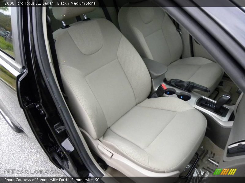 Black / Medium Stone 2008 Ford Focus SES Sedan