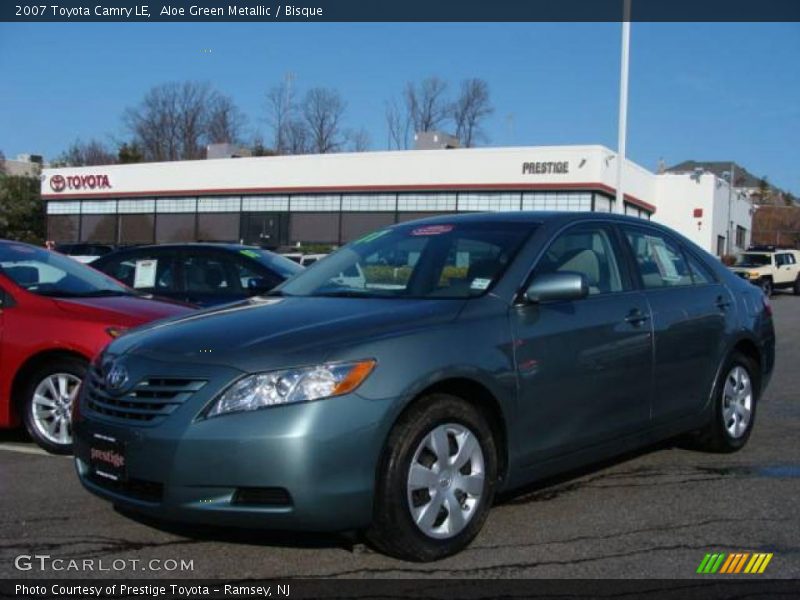 Aloe Green Metallic / Bisque 2007 Toyota Camry LE