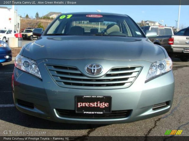 Aloe Green Metallic / Bisque 2007 Toyota Camry LE