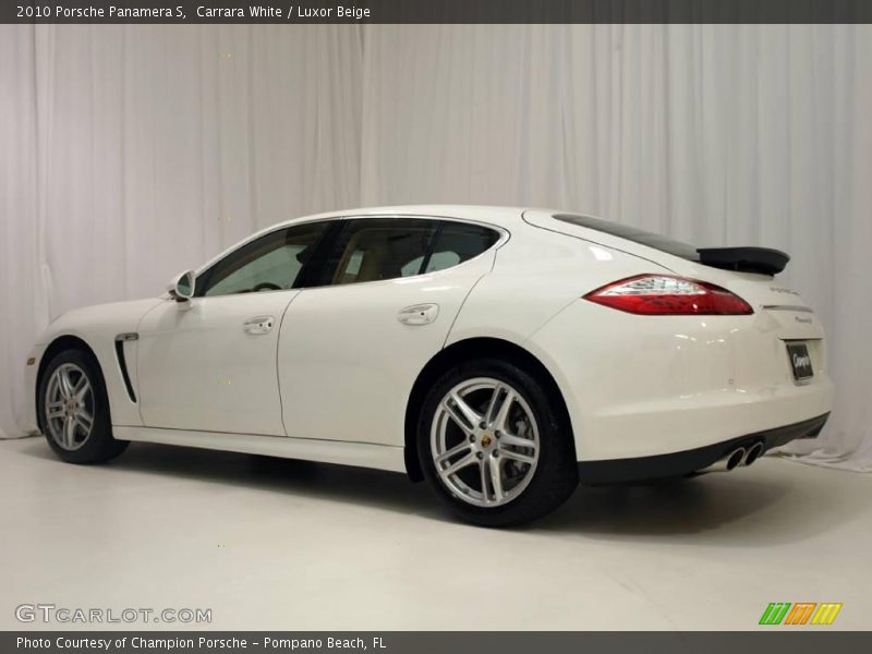 Carrara White / Luxor Beige 2010 Porsche Panamera S