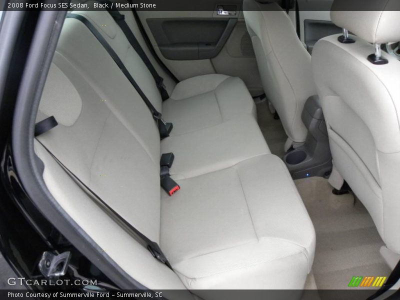 Black / Medium Stone 2008 Ford Focus SES Sedan