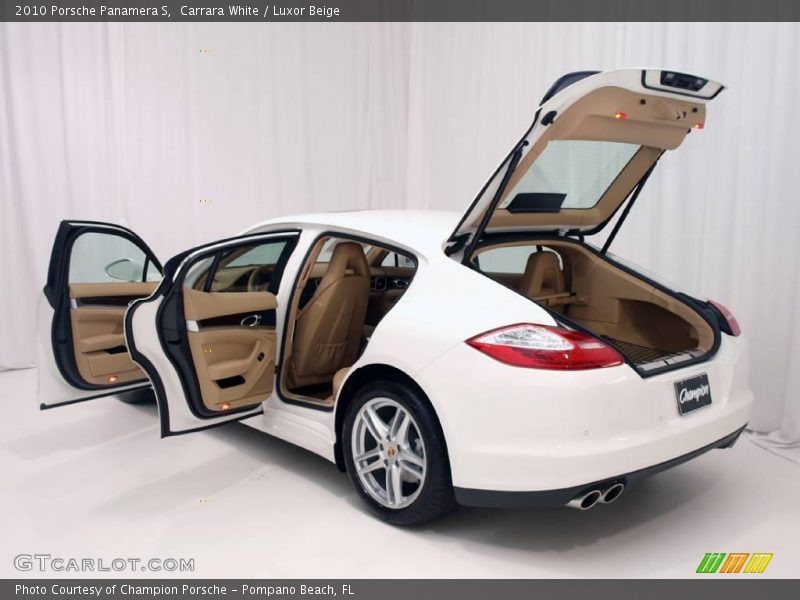 Carrara White / Luxor Beige 2010 Porsche Panamera S