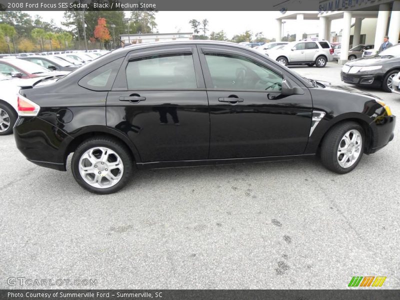 Black / Medium Stone 2008 Ford Focus SES Sedan