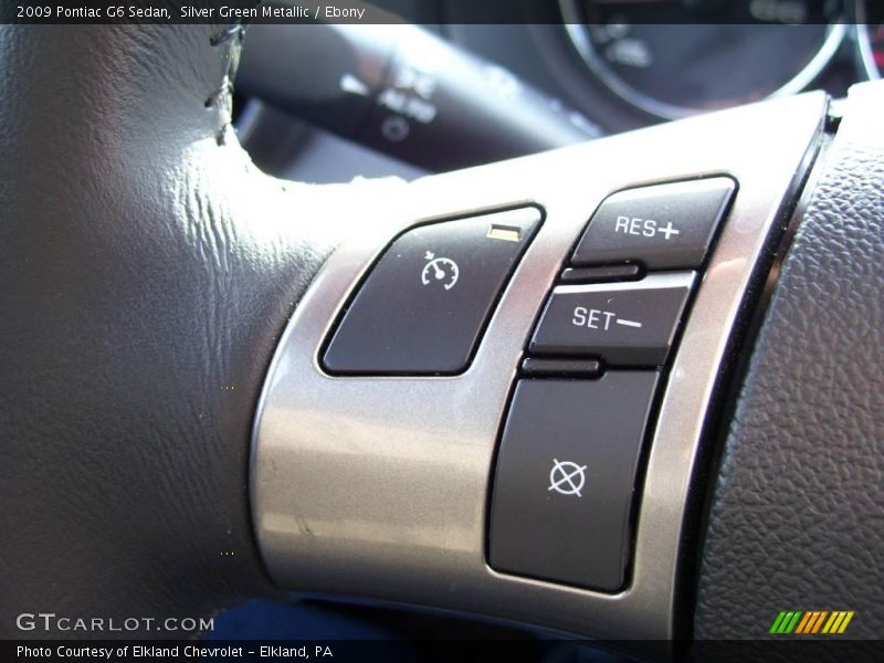Silver Green Metallic / Ebony 2009 Pontiac G6 Sedan