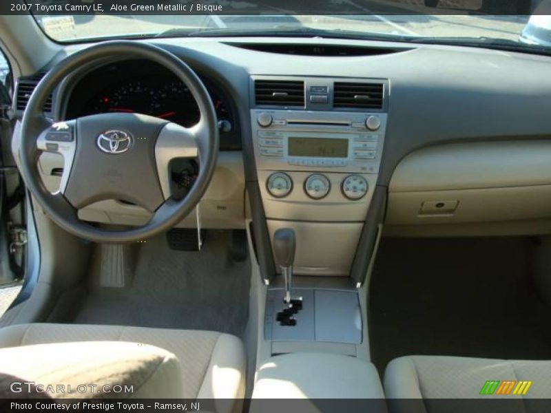 Aloe Green Metallic / Bisque 2007 Toyota Camry LE