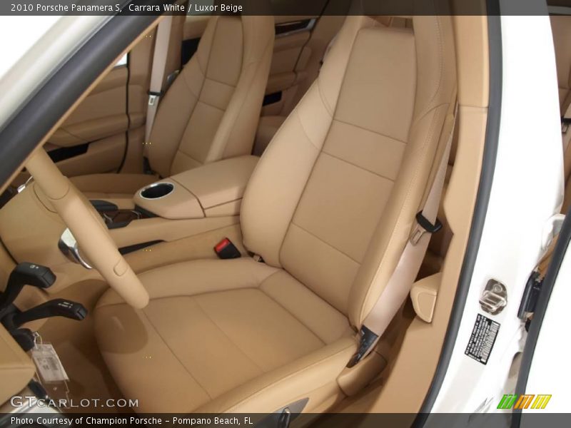 Carrara White / Luxor Beige 2010 Porsche Panamera S