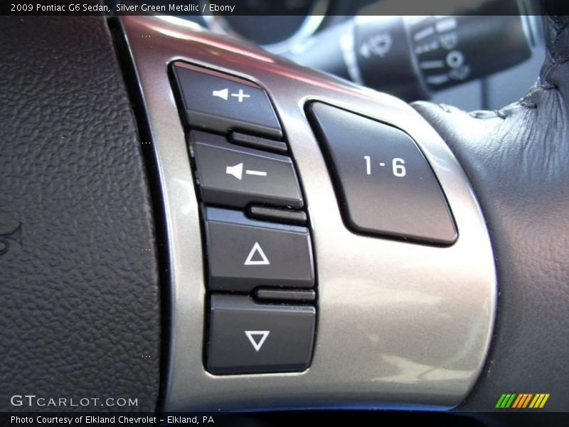 Silver Green Metallic / Ebony 2009 Pontiac G6 Sedan