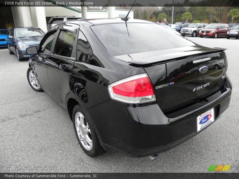 Black / Medium Stone 2008 Ford Focus SES Sedan