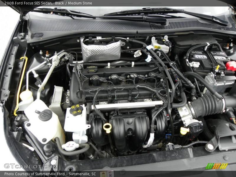 Black / Medium Stone 2008 Ford Focus SES Sedan