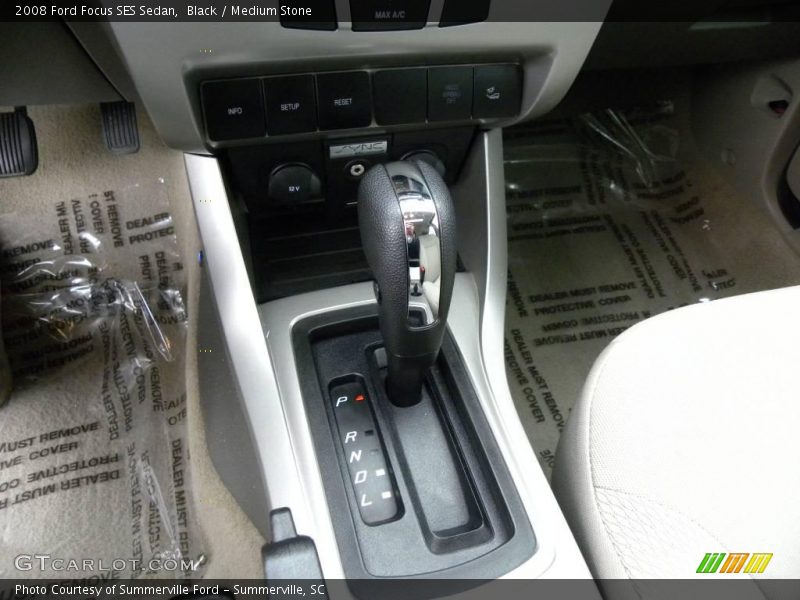 Black / Medium Stone 2008 Ford Focus SES Sedan