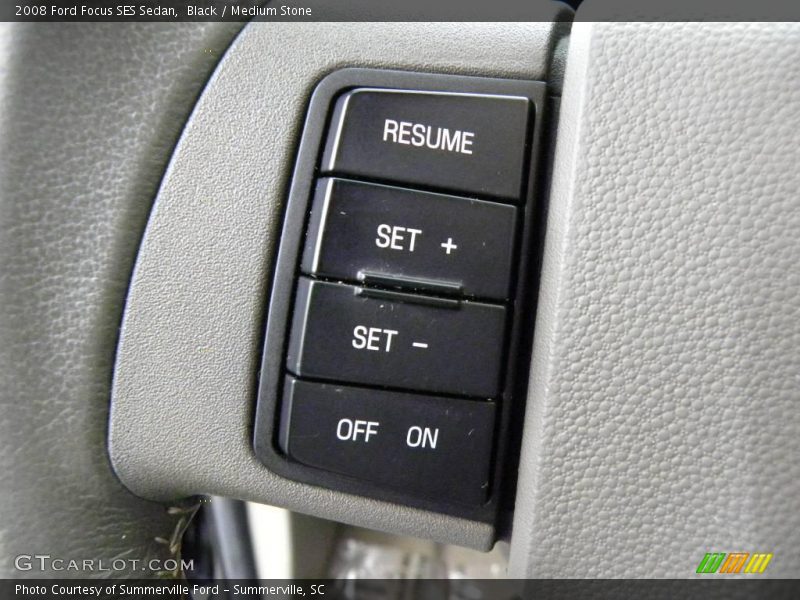 Black / Medium Stone 2008 Ford Focus SES Sedan