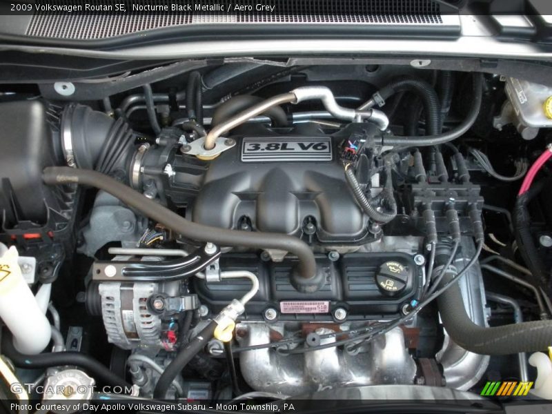 Nocturne Black Metallic / Aero Grey 2009 Volkswagen Routan SE