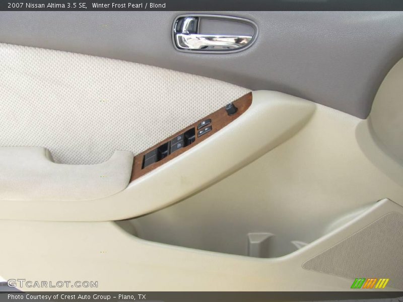 Winter Frost Pearl / Blond 2007 Nissan Altima 3.5 SE