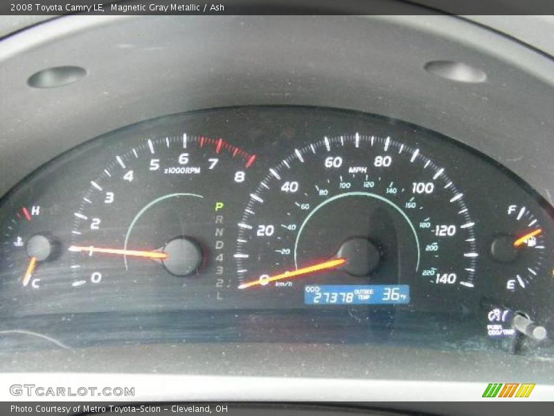 Magnetic Gray Metallic / Ash 2008 Toyota Camry LE