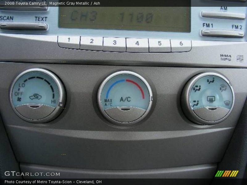Magnetic Gray Metallic / Ash 2008 Toyota Camry LE
