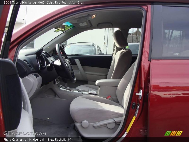 Salsa Red Pearl / Ash Gray 2008 Toyota Highlander 4WD