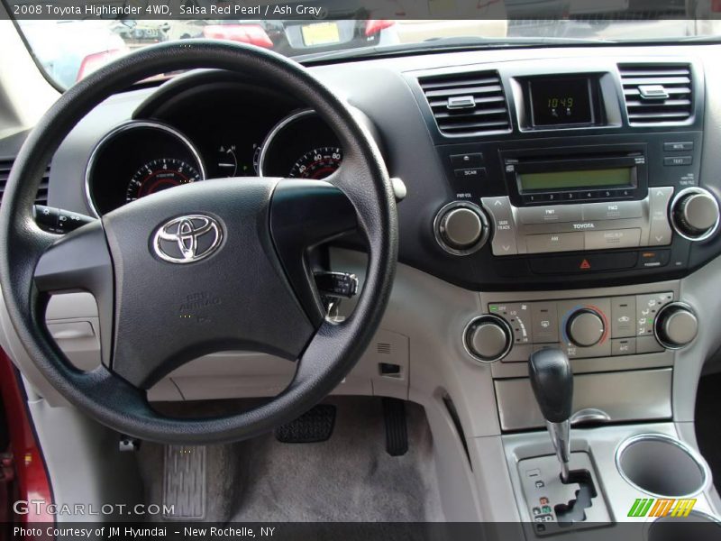 Salsa Red Pearl / Ash Gray 2008 Toyota Highlander 4WD