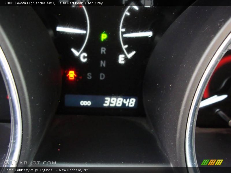 Salsa Red Pearl / Ash Gray 2008 Toyota Highlander 4WD