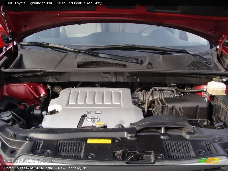 Salsa Red Pearl / Ash Gray 2008 Toyota Highlander 4WD